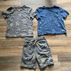 Gap Kids Star Wars t shirts and short set, size small